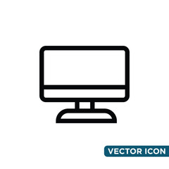 Simple Computer Icon Design Template 