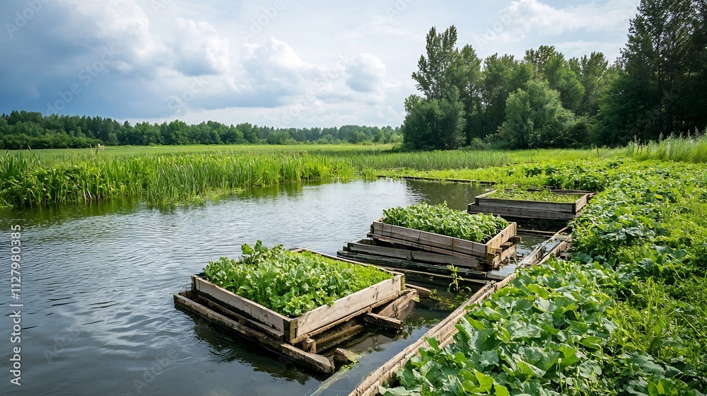 Poster advanced aquaculture system with floating sensors and real time connectivity to an agricultural netw