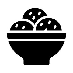 Potato Chips Solid Icon