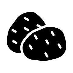 Potato Solid Icon