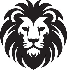 Lion Head Logo icon vector illustration