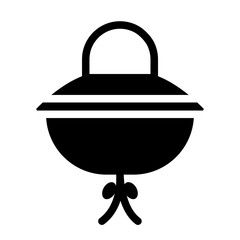 Summer Hat Solid Icon