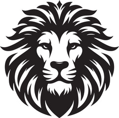 Lion Head Logo icon vector illustration