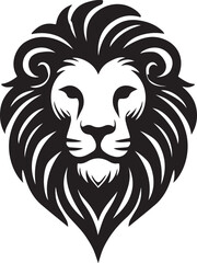 Lion Head Logo icon vector illustration