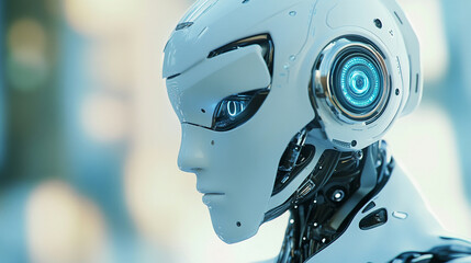 Fototapeta premium close up of a head of a person