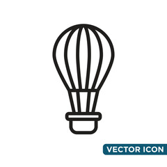 Obraz premium Simple Air Ballon Icon Design Template