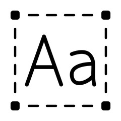 Font Tool solid icon