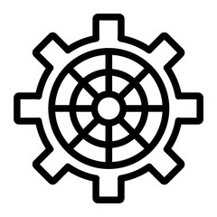 Obraz premium Gear icon