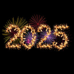 2025 year fireworks AI