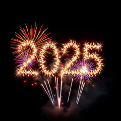 2025 year fireworks AI