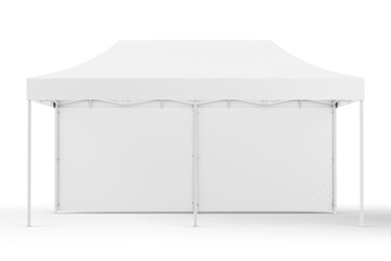 3D Render of Display Tent Mockup 3x4.5m for Advertising Design