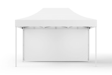 3D Render of Display Tent Mockup 3x6m for Advertising Design © Aksapix Studio