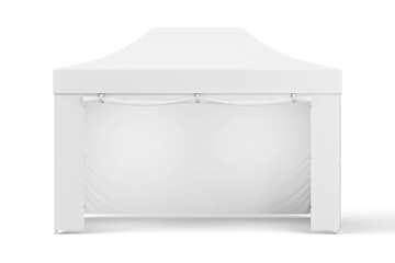 3D Render of Display Tent Mockup 3x6m for Advertising Design