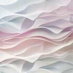 Obraz premium Soft Flowing Abstract Waves in Pastel Colors for Background Design
