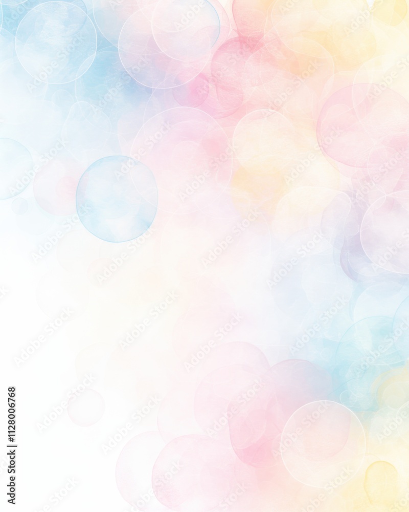 Wall mural a playful abstract gradient background. featuring bright primary colors and dynamic shapes. evoking 