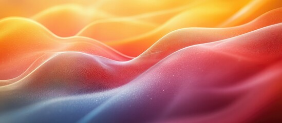 Obraz premium Abstract colorful wavy fabric texture.