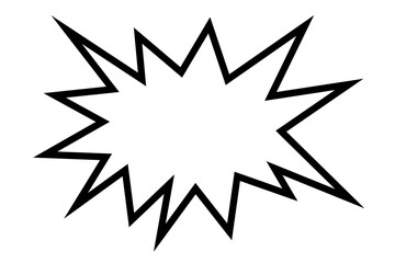 怒りのシンプル吹き出し