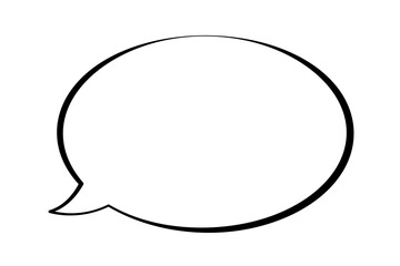 シンプルな手書き風吹き出し