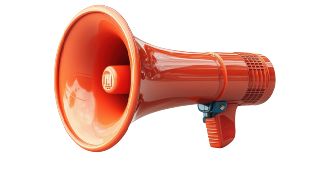 megaphone isolated on white background