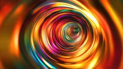 Obraz premium Abstract Colorful Swirling Tunnel of Light and Vibrant Hues
