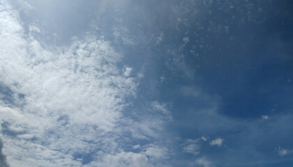 blue sky with clouds