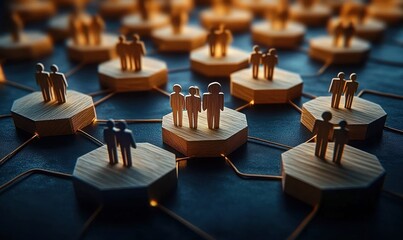 Networking and Collaboration in Modern Work Environments with Interconnected Teams and Structures