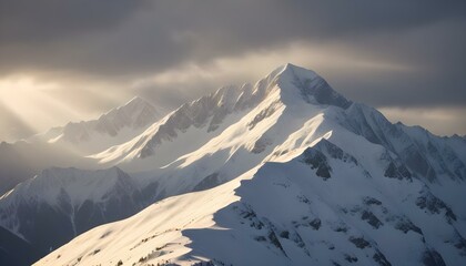 Mountain Background Mount Everest Sunset Sunrise Landscape Natural Beauty Peaks Hills Volcano View