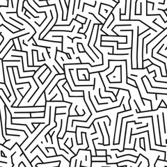 Abstract Black and White Pattern