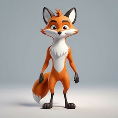 Obraz premium red fox vulpes