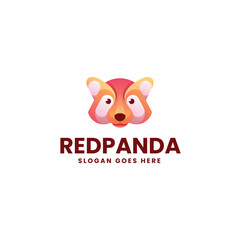 Red Panda Gradient Colorful Logo