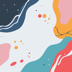 Abstract Colorful Waves