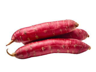 yams isolated on transparent background