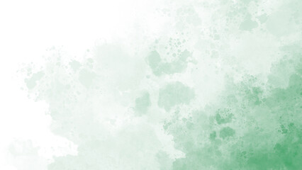 Enchanted Green Waves A Mesmerizing Abstract Watercolor Journey Through Fluid Motion and Lush Shades of Forest and Mint