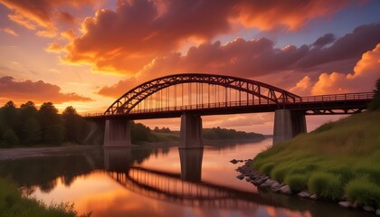 Obraz premium Morning Sunrise Evening Sunset Ocean Palm Coconut Tree Sunlight Peaceful Horizon Background Texture