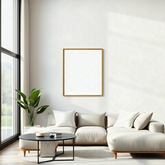 modern living room with sofa