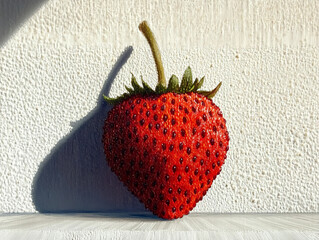 strawberry on white background