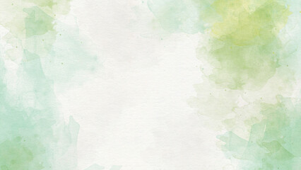 Enchanted Green Waves A Mesmerizing Abstract Watercolor Journey Through Fluid Motion and Lush Shades of Forest and Mint
