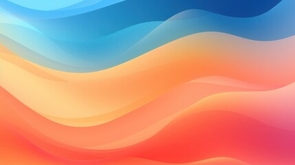 Abstract Colorful Waves Gradient Background Design