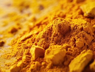  Turmeric root and powder.