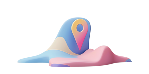 Colorful Location Icon Design