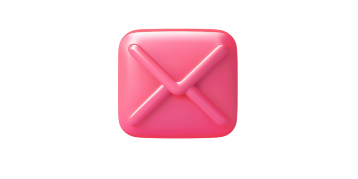 Pink Envelope Icon Design