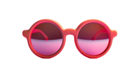 Vibrant Round Sunglasses