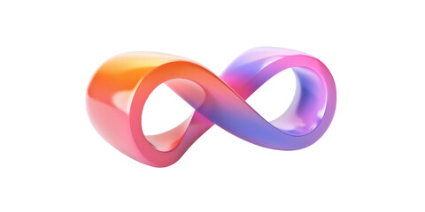 Naklejka premium Vibrant Infinity Symbol Design