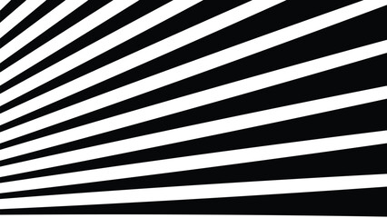 Black and white sunbrush abstract with line stripes