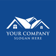 real estate agent concept logo	