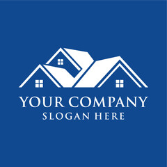 real estate agent concept logo	