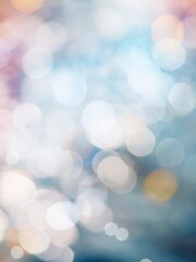 Fototapeta premium 연한 파란색 배경의 보케 이미지