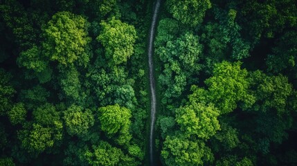 Lush Thriving Forest Trails Surrounded by Rich Biodiversity and Verdant Greenery Offering a Serene and Peaceful Outdoor Adventure