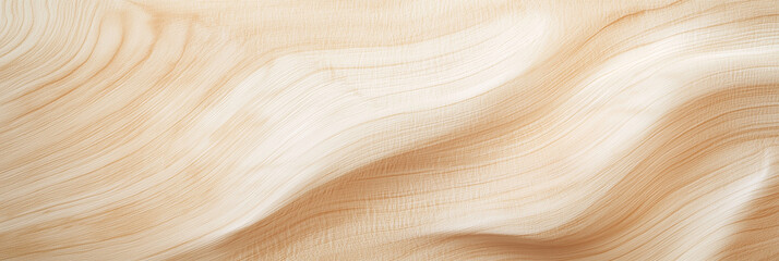 なめらかな起伏のある明るい木材のテクスチャ