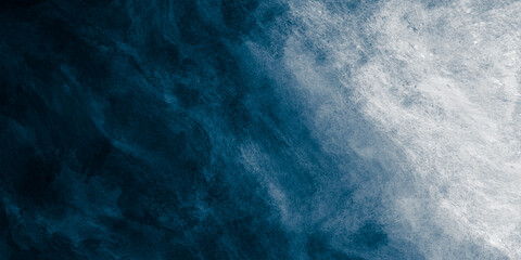 Abstract art blue white gradient paint background with liquid fluid grunge texture.